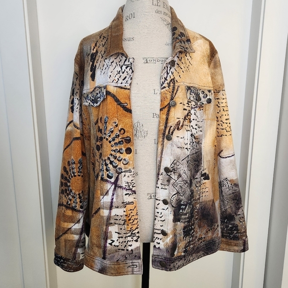 Dolcezza Sunflower Art Jacket - Picture 4 of 14